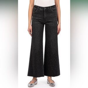 KUT FROM THE KLOTH Meg Fab Ab Wide Leg  In Illuminated Size 8 NWT